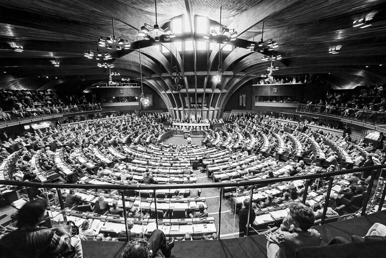 Φωτογραφία 13: Visit of King and Queen of Spain at the European Parliament in Strasbourg in May 1986