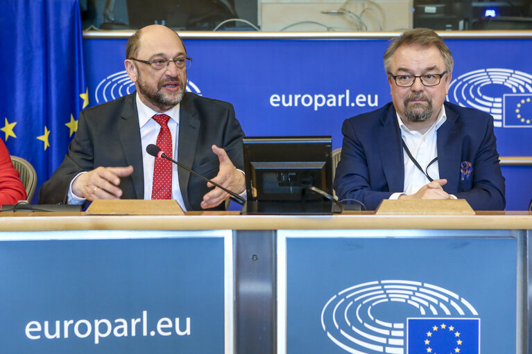 Fotografija 11: Meeting of the German delegation in the S&D Group of the European Parliament