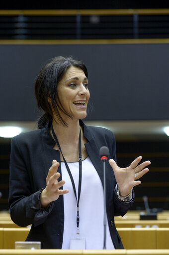 Foto 8: Plenary session Week 9 2017 in Brussels - Gender pay gap