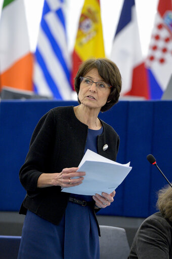 Fotografia 14: Plenary session Week 3 2017 in Strasbourg - Building a European Data Economy