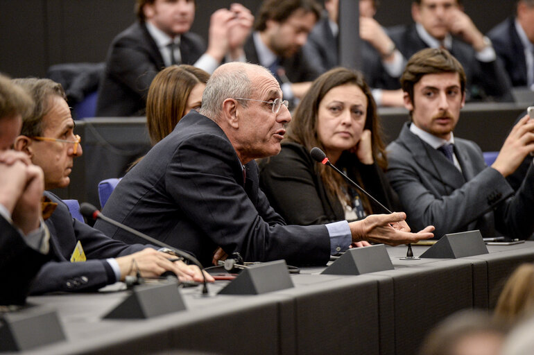 Fotografie 6: Press conference by Antonio TAJANI new elected EP President