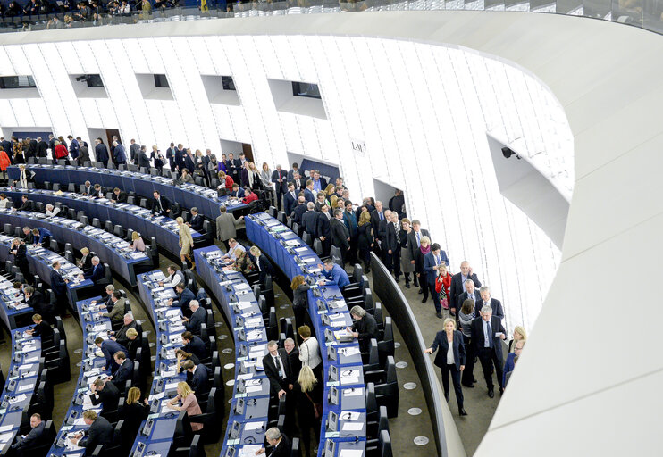 Photo 2: Plenary session Week 3 2017 in Strasbourg - Election of the President of the European Parliament