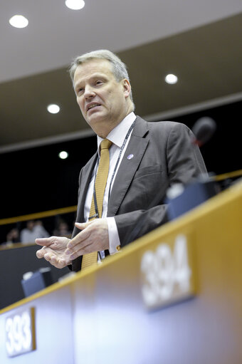 Photo 35: Plenary session in Brussels - Week 05  2017Votes and explanations of votes