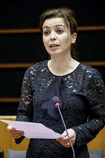 Photo 41: Plenary session Week 05 2017 in Brussels.Zero tolerance for female genital mutilation