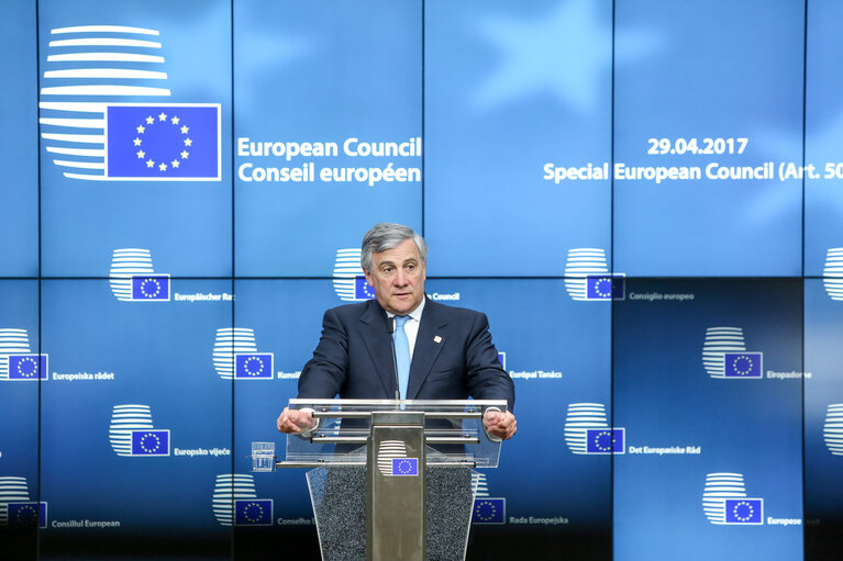 Valokuva 15: Special European Council meeting ( Article 50 )- Press Conference