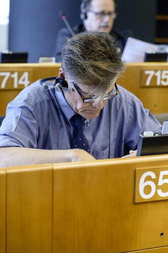 Photo 41: Plenary session in Brussels - Week 05  2017Votes and explanations of votes