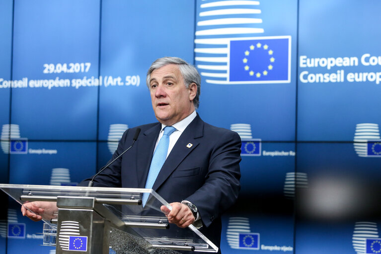 Suriet 20: Special European Council meeting ( Article 50 )- Press Conference