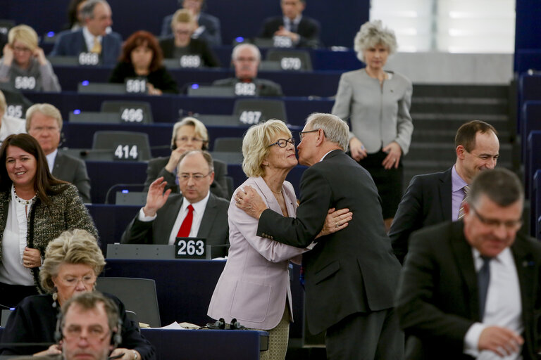 Fotografija 9: Plenary session Week 3 2017 in Strasbourg - Election of the Quaestors of Parliament