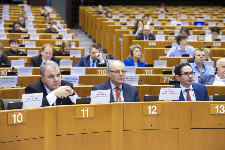 Fotografi 9: European Parliamentary Week. Plenary session.