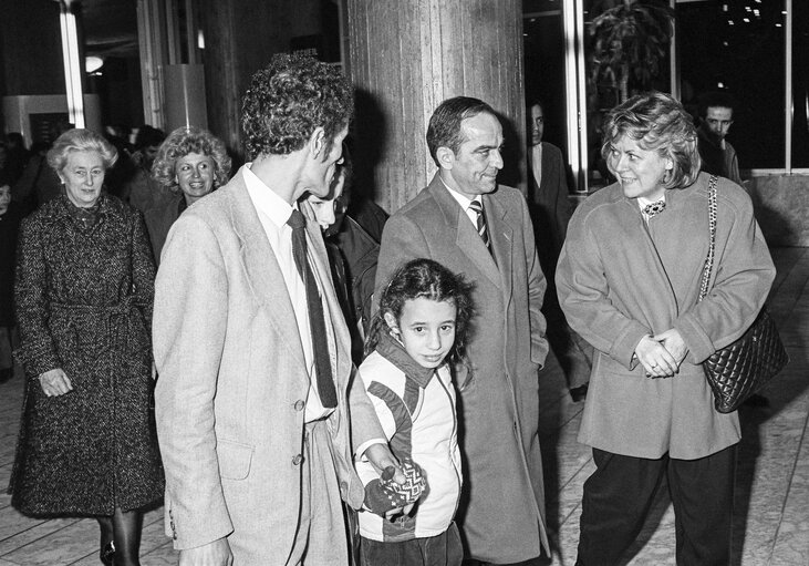 Photo 15: Association ' les meres d'Alger ' at the European Parliament in Strasbourg in february 1987