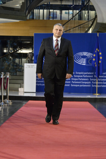 Foto 2: Peter KOUROUMBASHEV in the European Parliament in Strasbourg