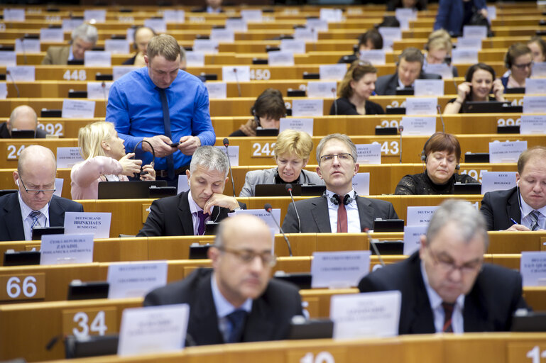 Foto 14: European Parliamentary Week. Plenary session.