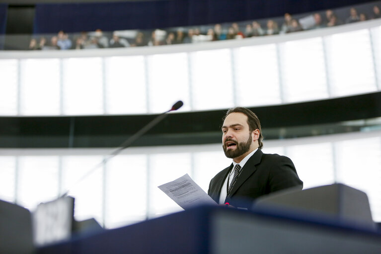 Photo 25: Plenary session Week 3 2017 in Strasbourg - Situation in Burundi