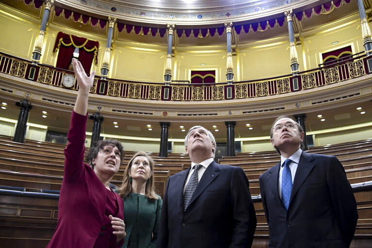 Official visit of EP President to Spain -  Meeting with the Congress Speaker and the President of the Senate