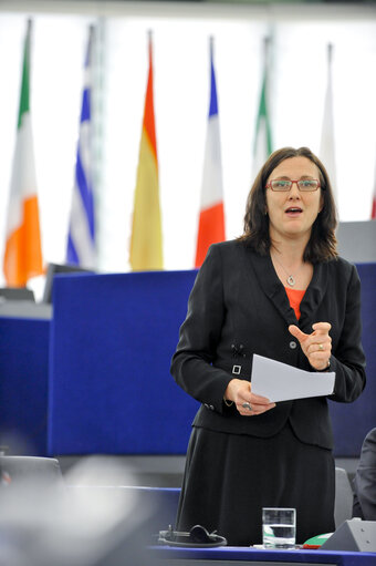 Φωτογραφία 7: Plenary Session Week 16 2012  Council and Commission statements - Situation of migrants in Greece