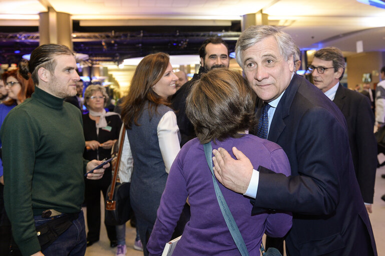 Zdjęcie 15: Opening of an exhibition on the tragedy of the Bois du Cazier, Marcinelle, in presence of EP President