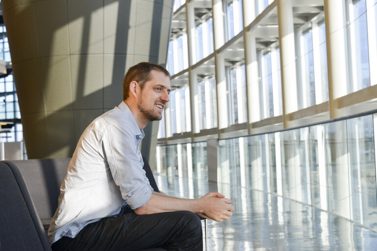 Billede 5: Florent MARCELLESI in the European Parliament in Strasbourg