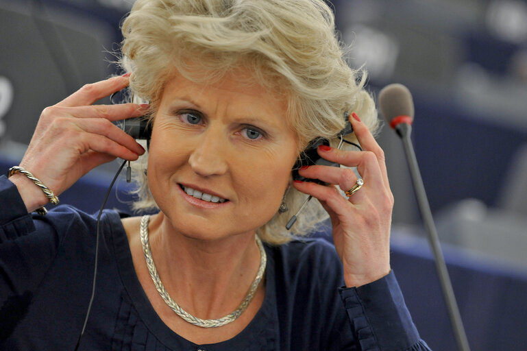 Φωτογραφία 12: Plenary Session Week 16 2012Delimitation of Less-Favoured Areas in the context of the reform of the CAP