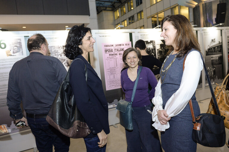 Zdjęcie 16: Opening of an exhibition on the tragedy of the Bois du Cazier, Marcinelle, in presence of EP President