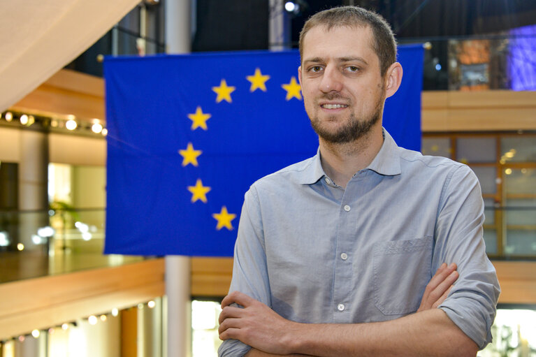 Billede 14: Florent MARCELLESI in the European Parliament in Strasbourg