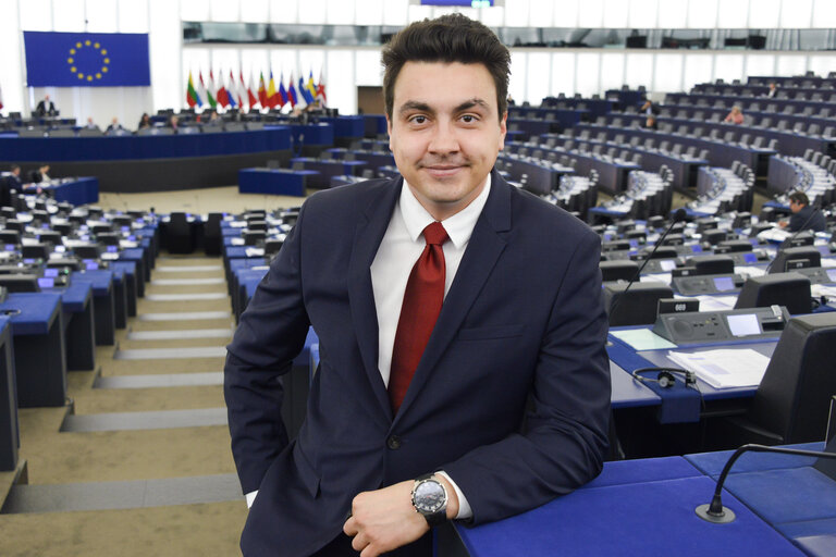 Снимка 4: Momchil NEKOV in the European Parliament in Strasbourg