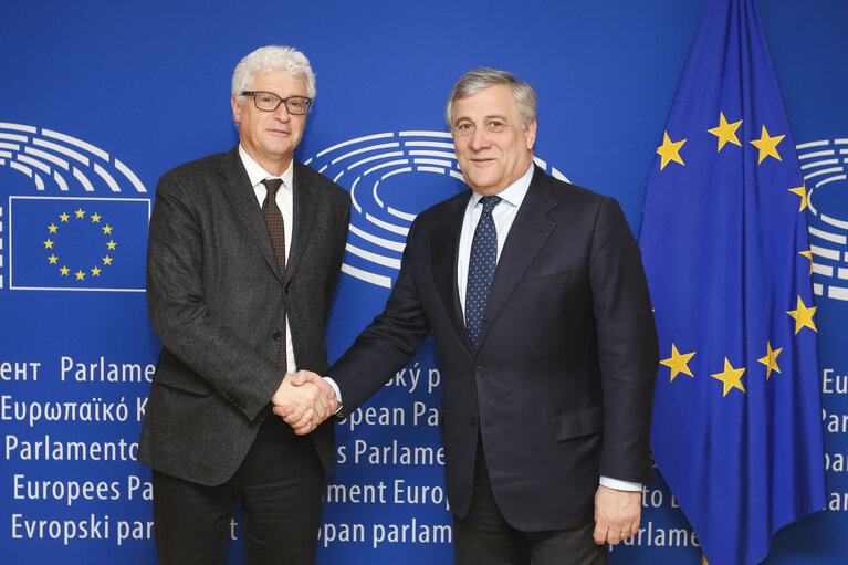 Nuotrauka 3: Antonio TAJANI - EP President meets OLAF Director General Giovanni KESSLER