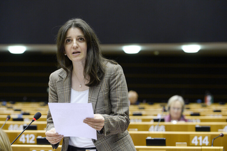 Foto 17: Plenary session Week 9 2017 in Brussels - Gender pay gap