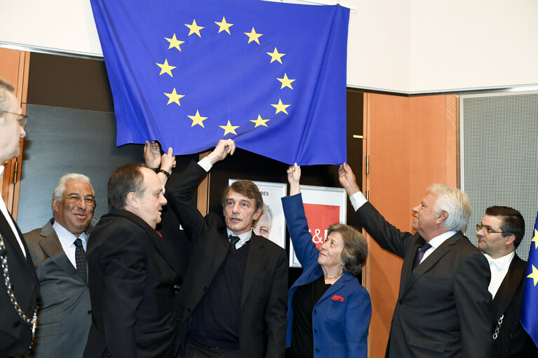 Inauguration of the room Mario Soares in the presence of Antonio COSTA, Prime Minister of Portugal