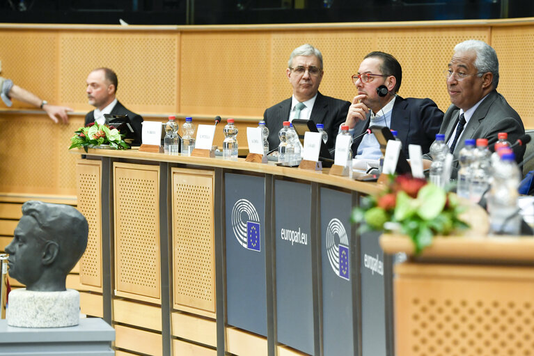 Inauguration of the room Mario Soares in the presence of Antonio COSTA, Prime Minister of Portugal