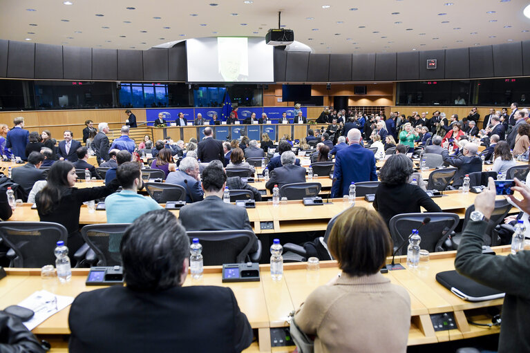 Inauguration of the room Mario Soares in the presence of Antonio COSTA, Prime Minister of Portugal