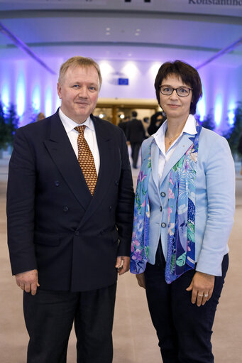 Φωτογραφία 7: MEPs Arne GERICKE and Ulrike MULLER in the European Parliament in Brussels.