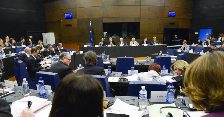 Fotografija 8: Conference of Committee Chairs - Meeting with the Minister of Defence of the Netherlands  Presidency, Chairs