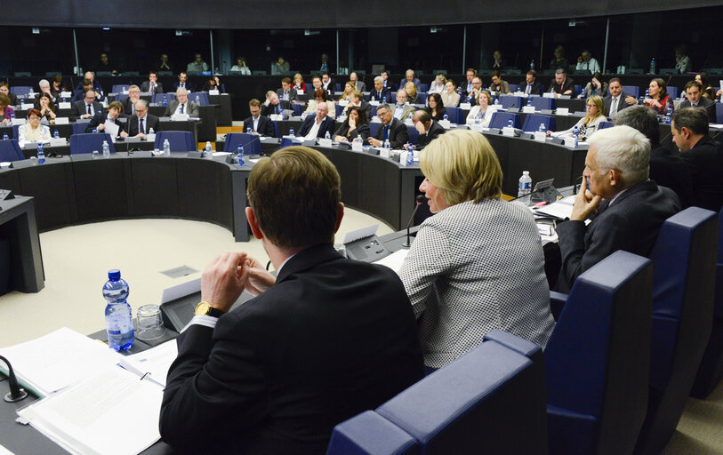 Fotografija 1: Conference of Committee Chairs - Meeting with the Minister of Defence of the Netherlands  Presidency, Chairs