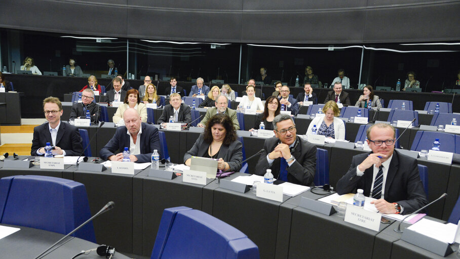 Fotografija 11: Conference of Committee Chairs - Meeting with the Minister of Defence of the Netherlands  Presidency, Chairs