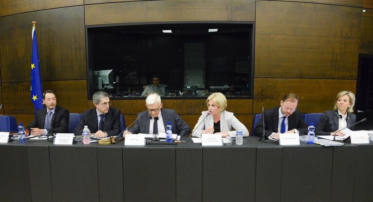 Fotografija 10: Conference of Committee Chairs - Meeting with the Minister of Defence of the Netherlands  Presidency, Chairs