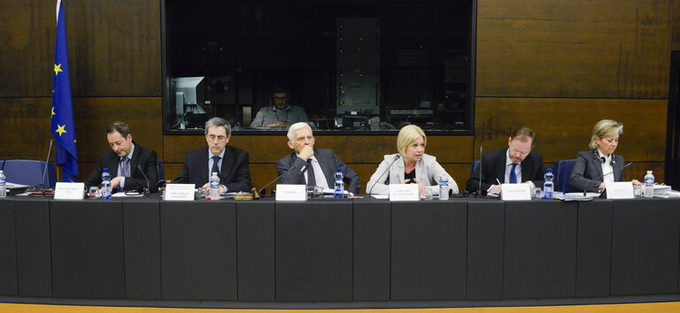 Fotografija 7: Conference of Committee Chairs - Meeting with the Minister of Defence of the Netherlands  Presidency, Chairs