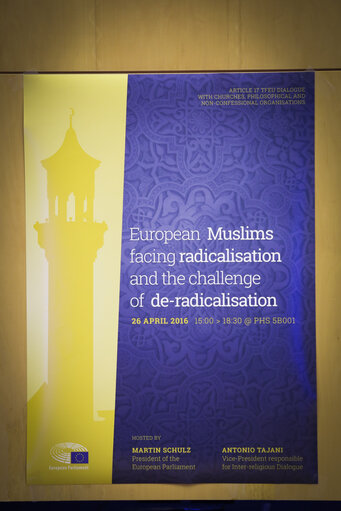 Fotografia 29: Conference - European Muslims facing radicalisation and the challenge of de-radicalisation