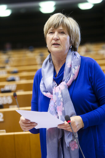 Fotografie 10: Plenary session week 17 2016 in Brussels.  Council and Commission statements - Legal aspects, democratic control and implementation of the EU-Turkey  agreement