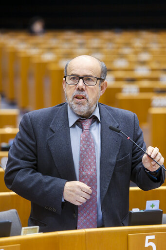 Fotografie 38: Plenary session week 17 2016 in Brussels.  Council and Commission statements - Legal aspects, democratic control and implementation of the EU-Turkey  agreement