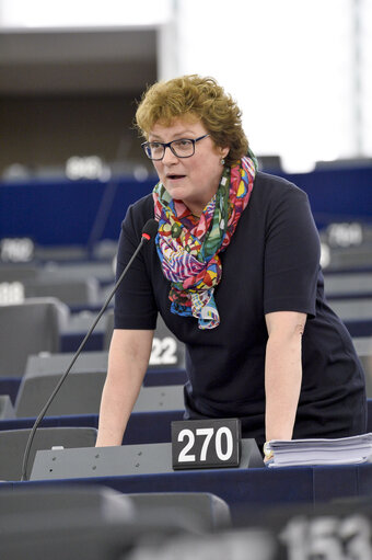 Foto 3: Plenary session week 15 2016 in Strasbourg - Counterterrorism following the recent terrorist attacks  Council and Commission statements