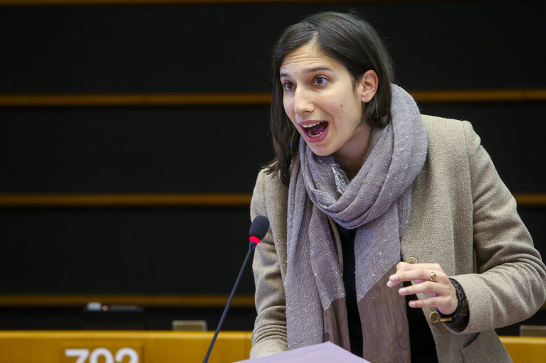 Fotografie 15: Plenary session week 17 2016 in Brussels.  Council and Commission statements - Legal aspects, democratic control and implementation of the EU-Turkey  agreement