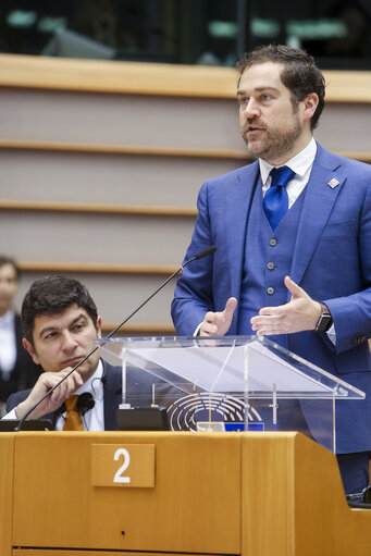 Fotografie 3: Plenary session week 17 2016 in Brussels.  Council and Commission statements - Legal aspects, democratic control and implementation of the EU-Turkey  agreement