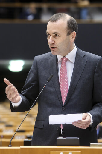 Fotografie 49: Plenary session week 17 2016 in Brussels.  Council and Commission statements - Legal aspects, democratic control and implementation of the EU-Turkey  agreement