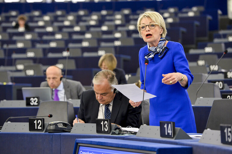 Foto 34: Plenary session week 15 2016 in Strasbourg - Conclusions of the European Council meeting of 17 and 18 March 2016 and outcome of the EU-Turkey summit