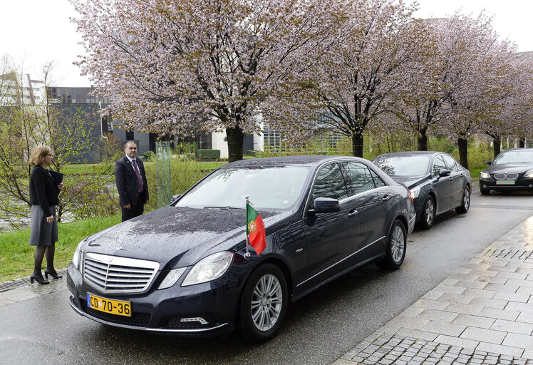 Fotografie 4: Official visit of the President of Portugal to the European Parliament in Strasbourg.