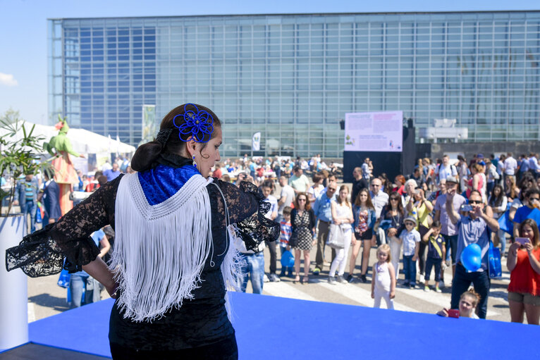 Open Doors Day in Strasbourg.   General atmosphere shot.