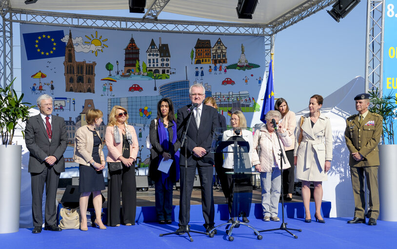 Photo 14 : Open Doors Day in Strasbourg.   Opening ceremony