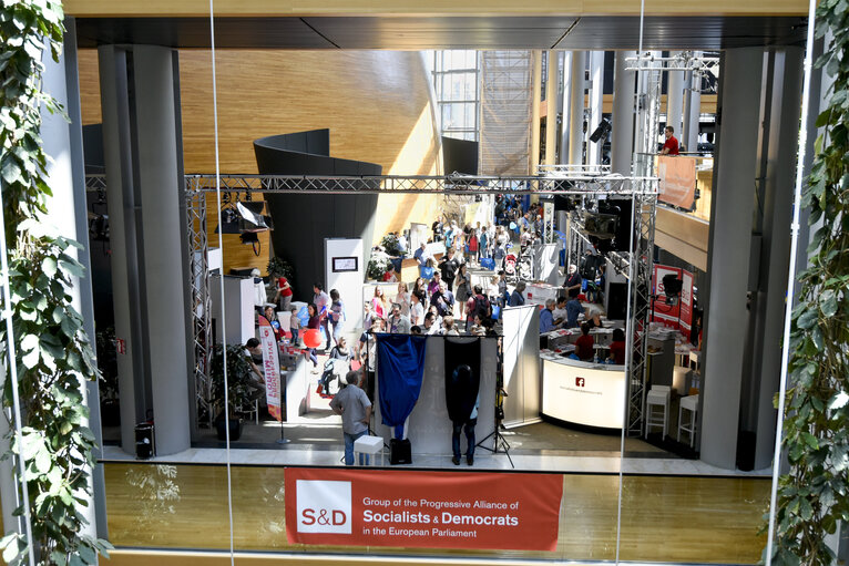 Open Doors Day in Strasbourg.   General atmosphere shot.