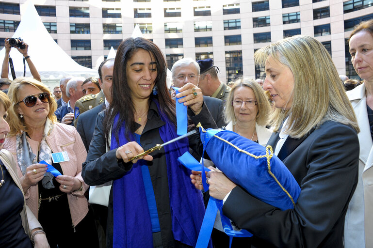 Photo 4 : Open Doors Day in Strasbourg.   Opening ceremony