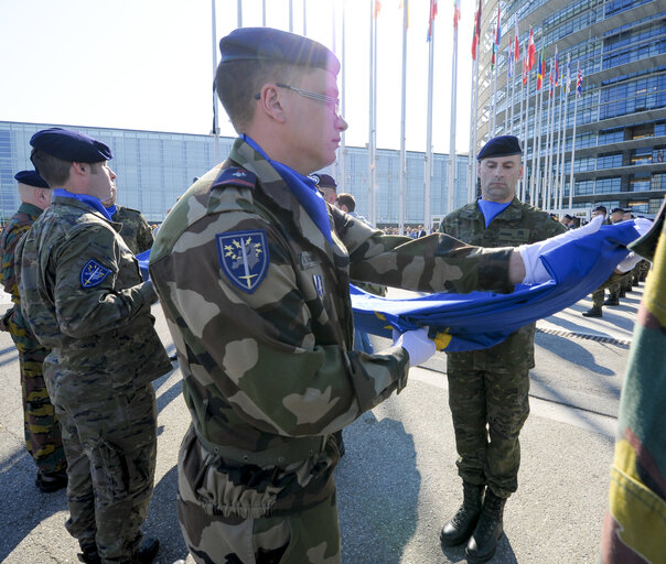 Photo 25 : Open Doors Day in Strasbourg.   Opening ceremony